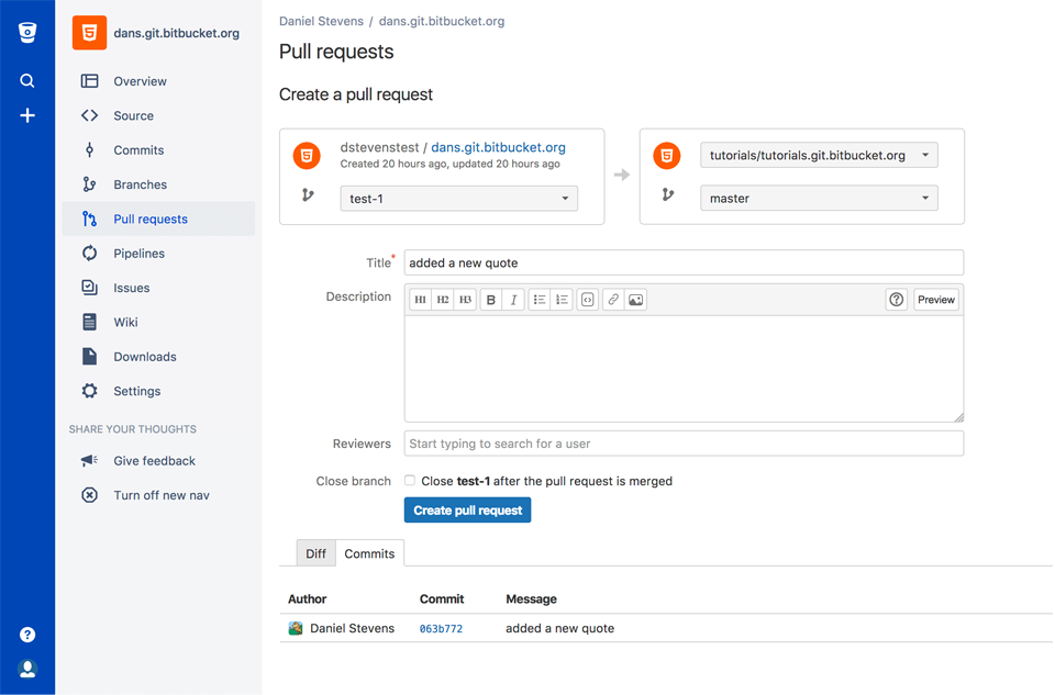 Bitbucket Atlassian Stareup