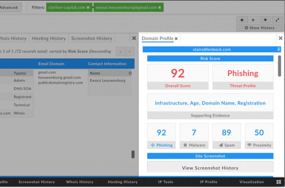 Domain Risk Score Domaintools Stareup